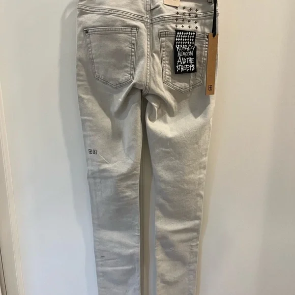 Size 29 Grey ksubi slim jeans with tags